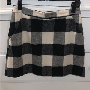 Topshop plaid skirt